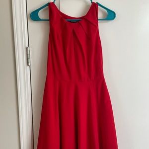 A line Express red cocktail dress